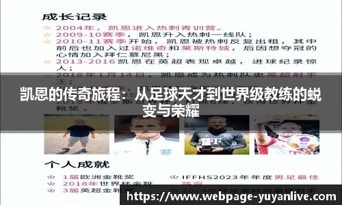 凯恩的传奇旅程：从足球天才到世界级教练的蜕变与荣耀