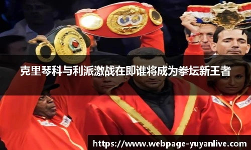 克里琴科与利派激战在即谁将成为拳坛新王者